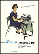 PUBBLICITA' 1958 MACCHINA PER