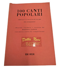 100 Canti Popolari per 3 o 4