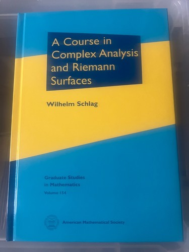Course complex analysis - in,