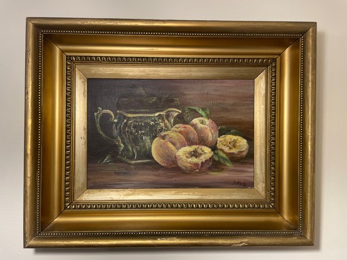 Antico dipinto olio - dipinto, ad