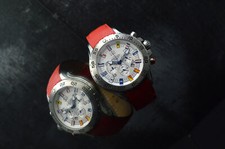 NAUTICA SAIL MEN'S CHRONOGRAPH FULL SET 10 ATMOS STAINLESS STEEL WATCH 48MM