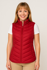 GILET DONNA ZIP TASCHE LEGGERO