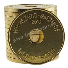 Gettone 24 x 1,8 mm Zeco 370