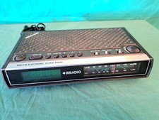 RADIO SVEGLIA OROLOGIO Vintage originale IRRADIO TEC 133 - Testata e FUNZIONANTE