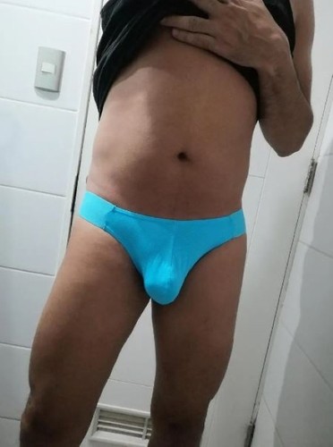 Slip bikini uomo sexy blu