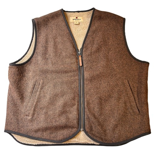 Gilet woolrich marrone - xl,