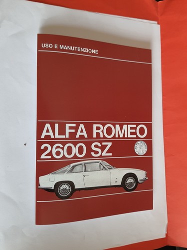 Alfa romeo 2600 libretto - romeo,