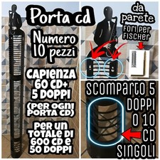 Numero 10 Porta cd da parete,vendibili anche singolarmente,10 euro cadauno