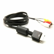 RCA Composito Audio Video Cavo AV cavo per Sony PlayStation PS2 PS3 presa scart