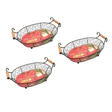 set 3 cestini stile vintage in