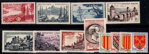 Francia 1955 1036 - francia, yv.
