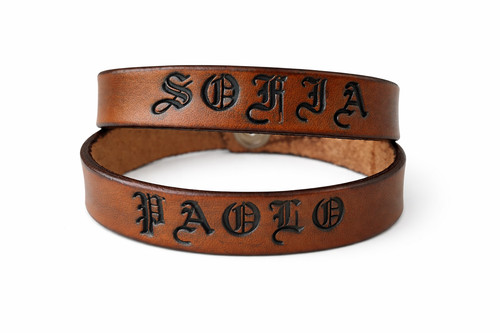 Bracciale cuoio - ,