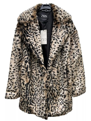 Zara animalier pelliccia finta - pelliccia,