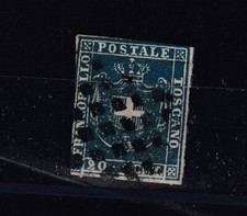 Italia Toscana 1860 20c Gatto