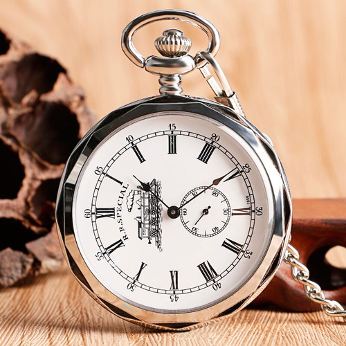 Orologio tasca retrò open - da,