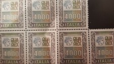 7 francobolli alti valori