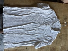 Polo Uniqlo uomo bianca manica