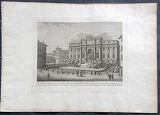 Stampa antica 1826 Roma