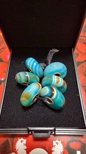 Trollbeads set pezzi - pezzi, blu