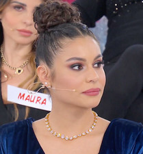 GOLD - Collana tennis color cipria Beatriz Uomini e Donne Girocollo nude