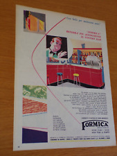 FORMICA LAMINATO PLASTICO MONDIALE ANNO 1955 ANNI '50=PUBBLICITA=ADVERTISING 3