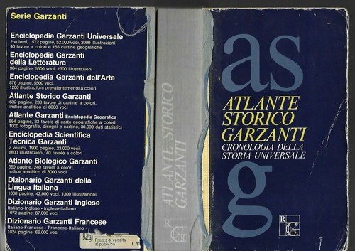 Atlante storico garzanti - atlante,