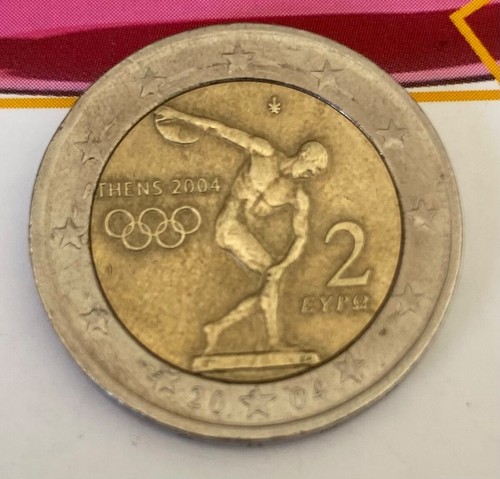 Moneta euro olimpiadi atene - moneta,