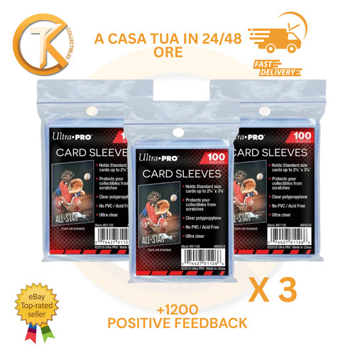 Ultra pro 300 bustine - pro, card