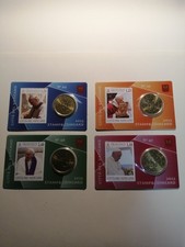 monete 50 cent. vaticano 2023 - 4 stamp e coincard n.44-45-46-47 Papa  Francesco