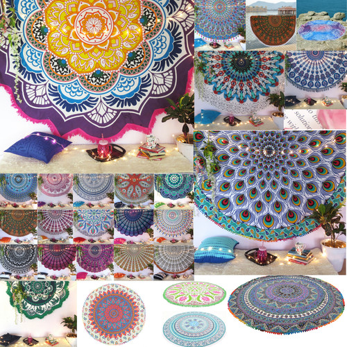 Arazzo rotondo mandala