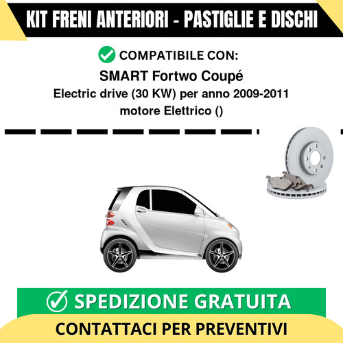 Kit freni anteriori pastiglie - kit, (pastiglie
