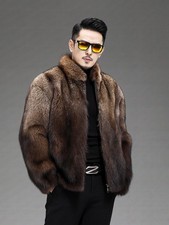 Cappotto visone uomo trendy