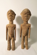 Coppia vecchie statuine altare