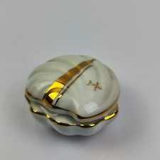 LIMOGES FRANCE COFANETTO PORTAGIOIE SOPRAMMOBILE PORCELLANA CERAMICHE VINTAGE