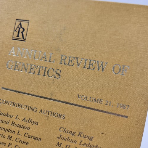 Annual review genetics - review,
