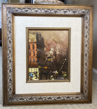 Parigi dipinto olio originale