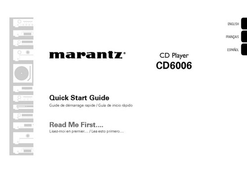 Marantz cd6006 lettore - lettore, cd
