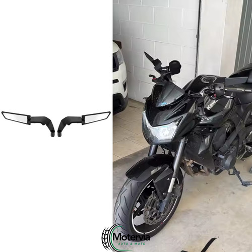 Specchietti sportivi neri - neri, per