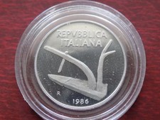 10 Lire 1986 Proof Spighe in