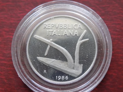 Lire 1986 proof - proof, in