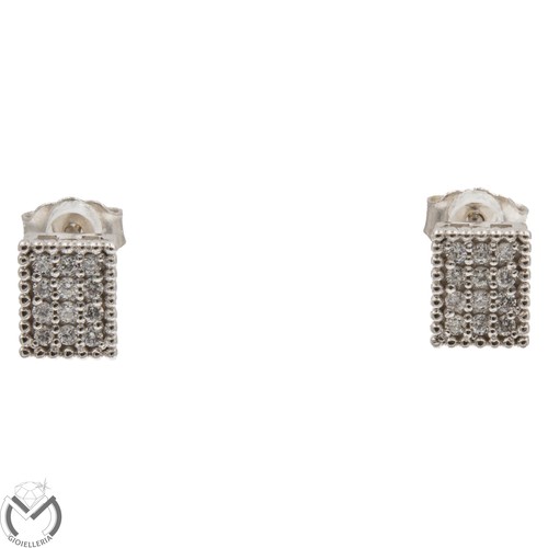 Orecchini oro bianco 750 - bianco, kt