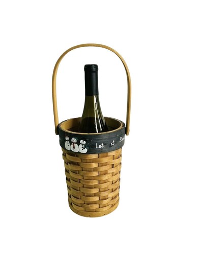 Cesto regalo vino vimini