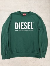 Felpa Diesel verde con logo