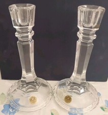 2 Porta candele  RCR Royal Rock Cristallo Al Piombo 24%made Italy