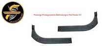 Fiat Panda 141 Coppia Prolunga Battitacco Batticalcagno Dx e Sx Neri 43/304