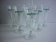 MANDARINETTO ISOLABELLA BICCHIERI COPPA PUBBLICITA' VINTAGE BAR OSTERIA PUB