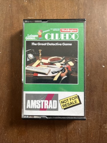 Cluedo amstrad 464 664 - amstrad, 464/664/6128