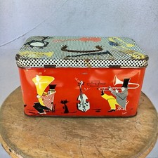 Scatola di latta Lievito Bertolini anni 50 Vintage Suonatori