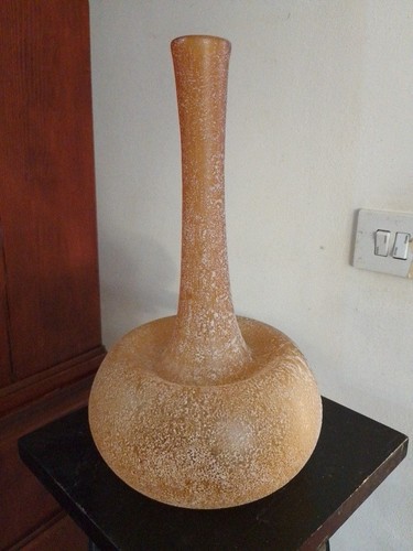 Vaso gino cenedese scavo - vaso, vetro