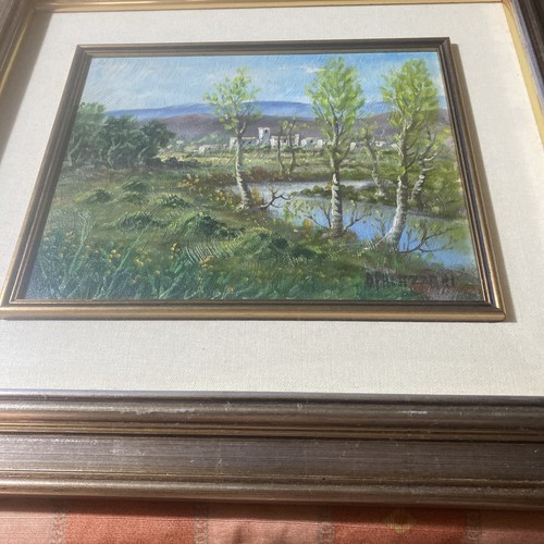 Quadro moderno dipinto mano - quadro,